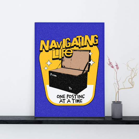Navigating Life One Posting at a Time – Fauji Vibes Canvas | Military Wall Art